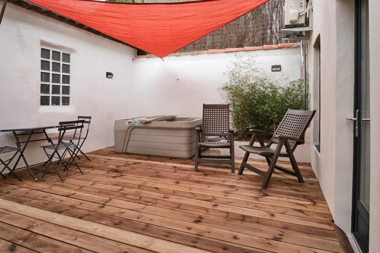 Melina - Jacuzzi - Maison Avec Cour Climatisee Proche Cite Medieval Carcassonne Zewnętrze zdjęcie