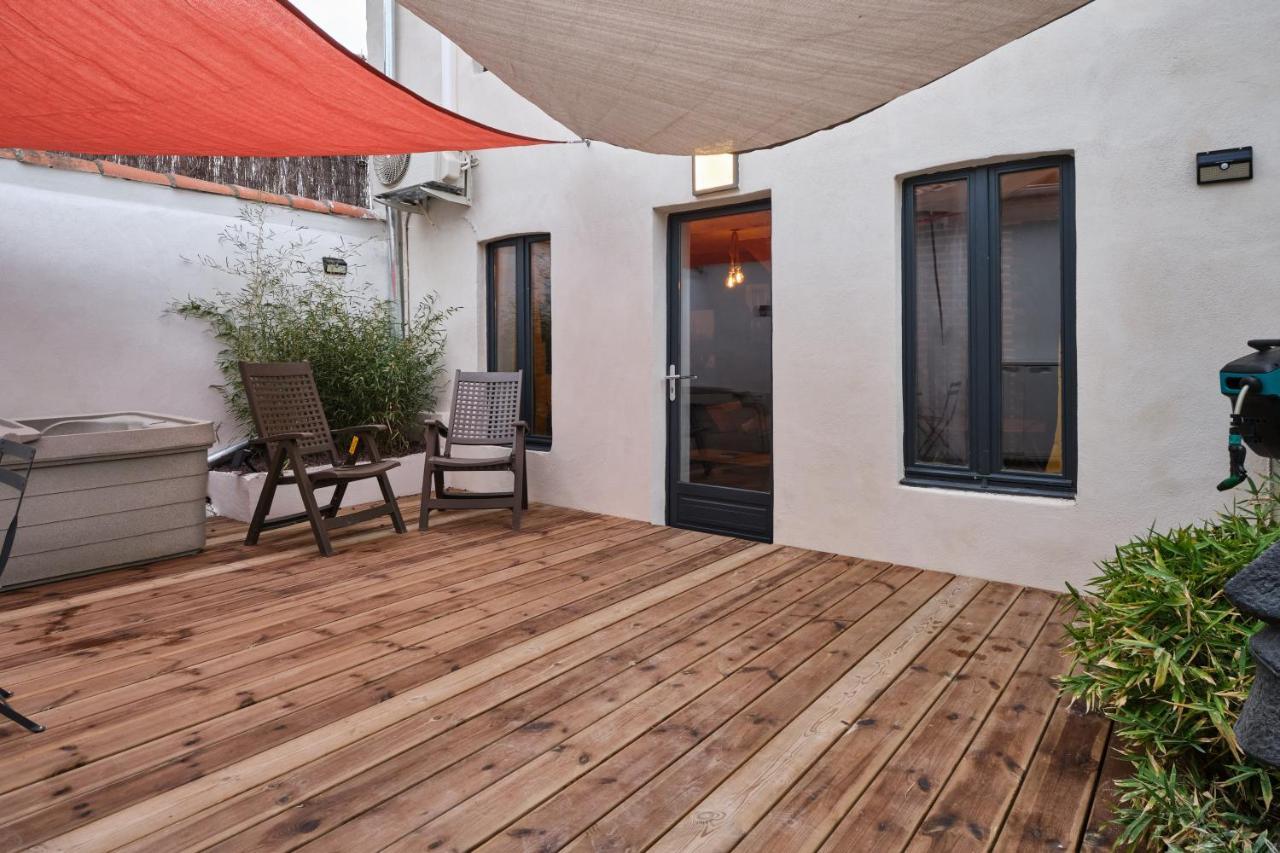 Melina - Jacuzzi - Maison Avec Cour Climatisee Proche Cite Medieval Carcassonne Zewnętrze zdjęcie